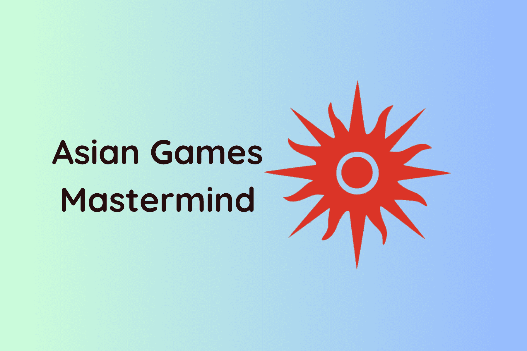 Asian Games Mastermind