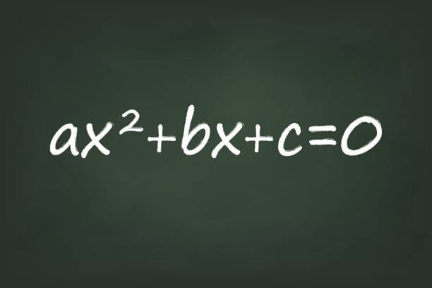 Quadratic Equations Quiz 15