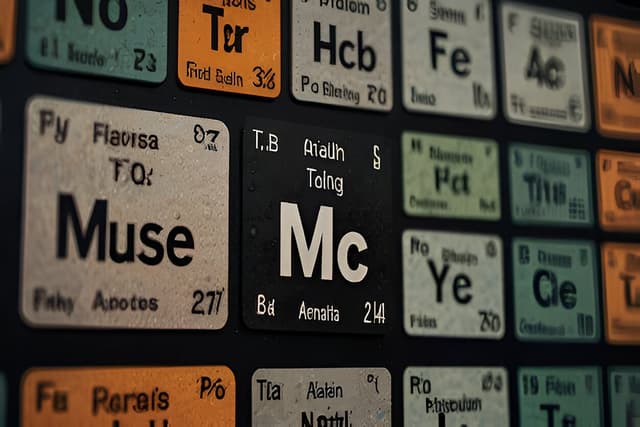 Periodic Classification of Elements Quiz 1