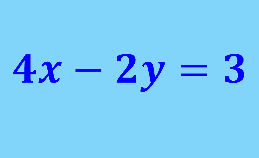 Linear Equations in Two Variables Quiz 4