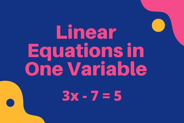 Linear Equation In One Variable Quiz 1