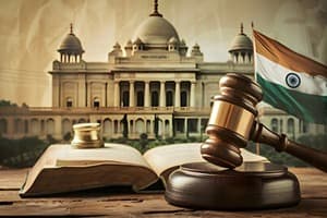 The Indian Constitution Quiz 4