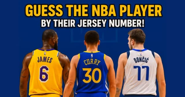 Guess The NBA Player By Their Jersey Number!
