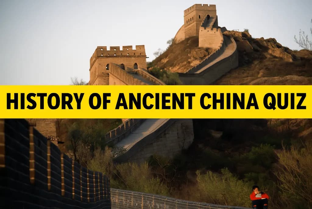 History Of Ancient China Quiz