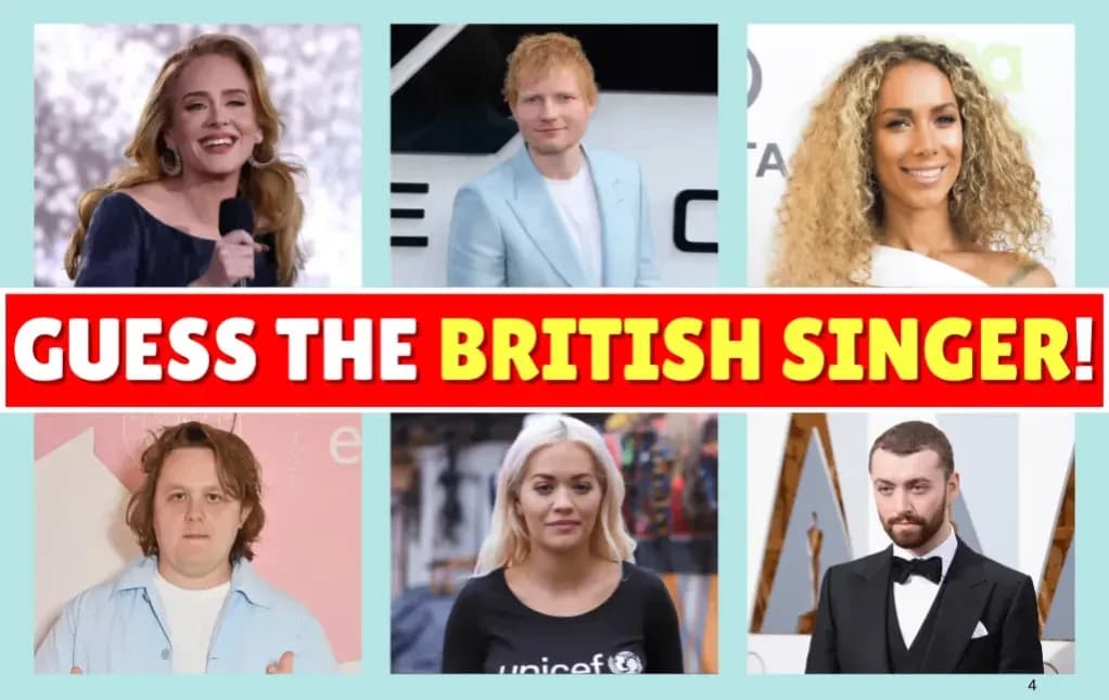 Guess The British Singer!