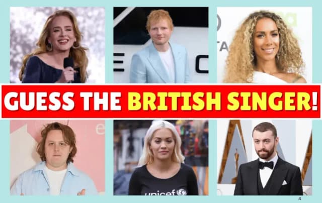 Guess The British Singer!