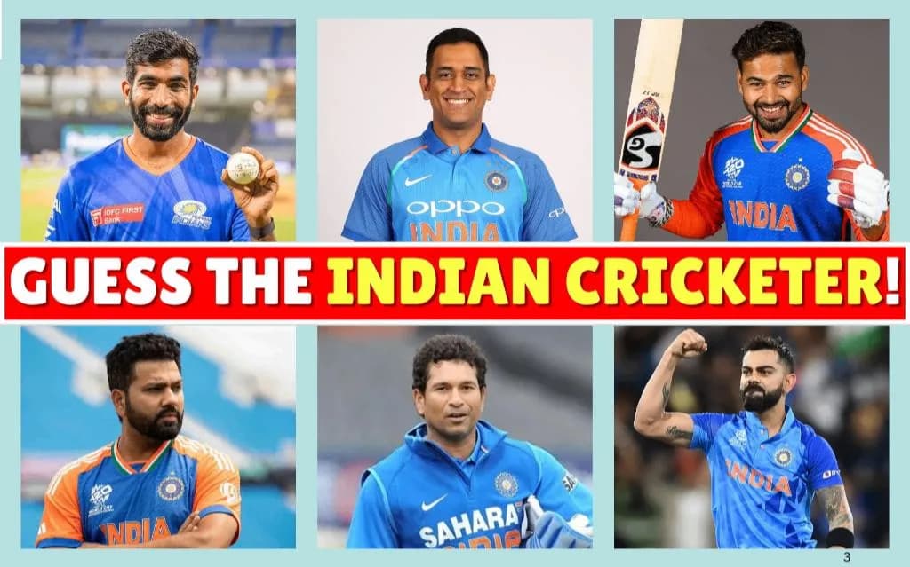 Guess The Indian Cricketer!