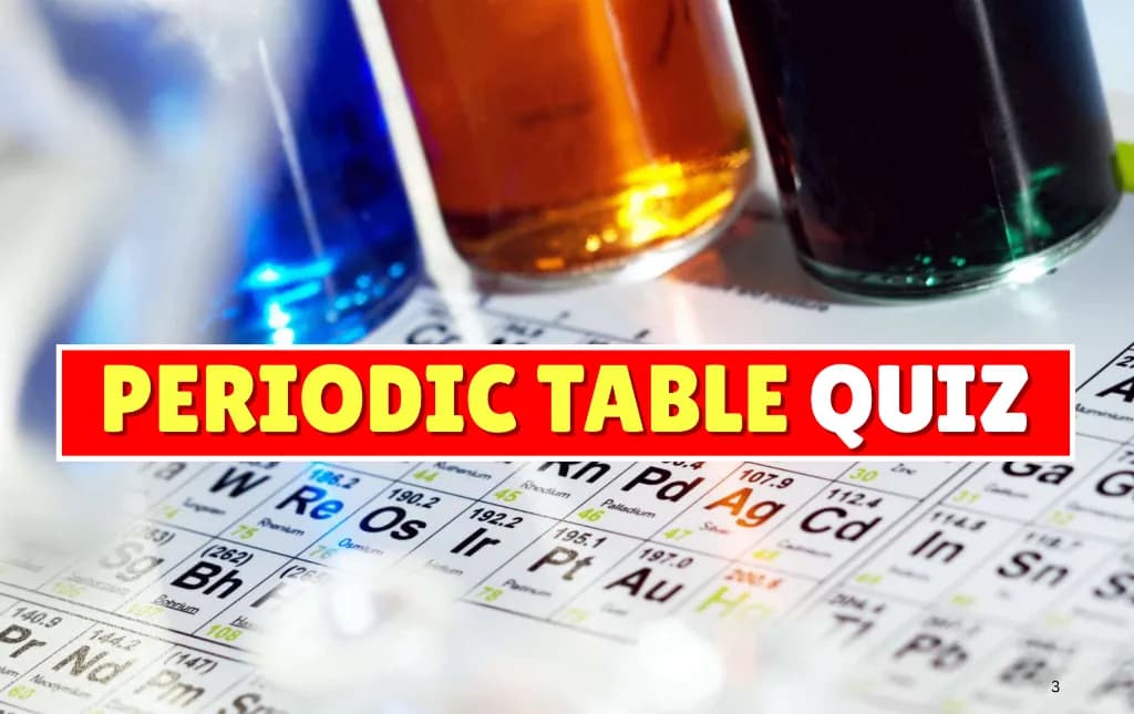 Periodic Table Quiz