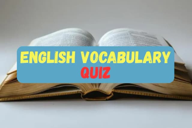 English Vocabulary Quiz