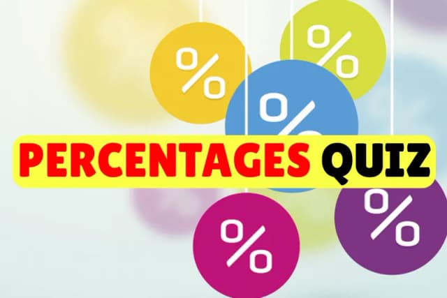 Percentages Quiz