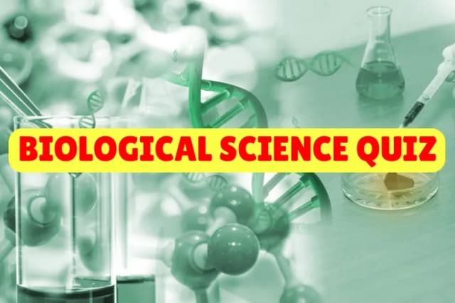 Biological Science Quiz
