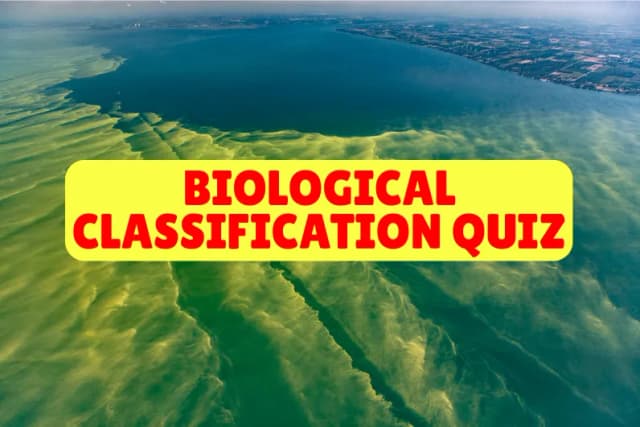 Biological Classification Quiz