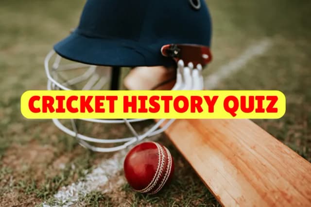 Cricket History Quiz