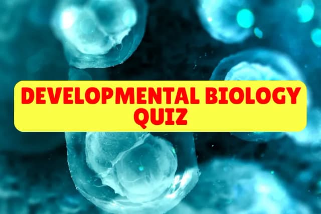 Developmental Biology Quiz