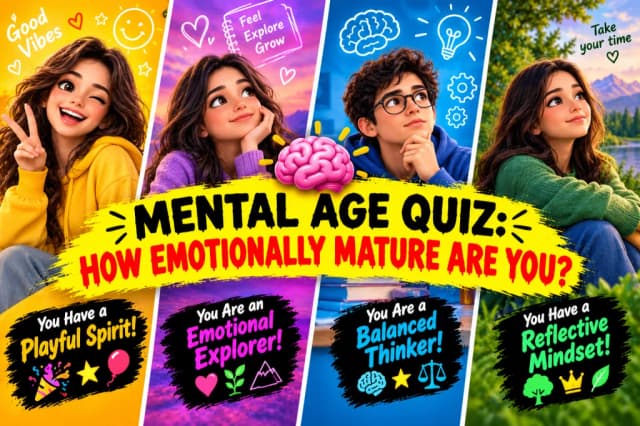 Mental Age Quiz: How Emotionally Mature Are You?