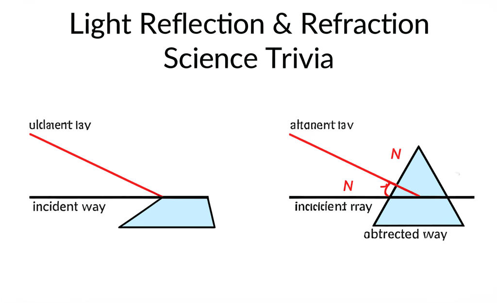 Light Reflection & Refraction: Science Trivia