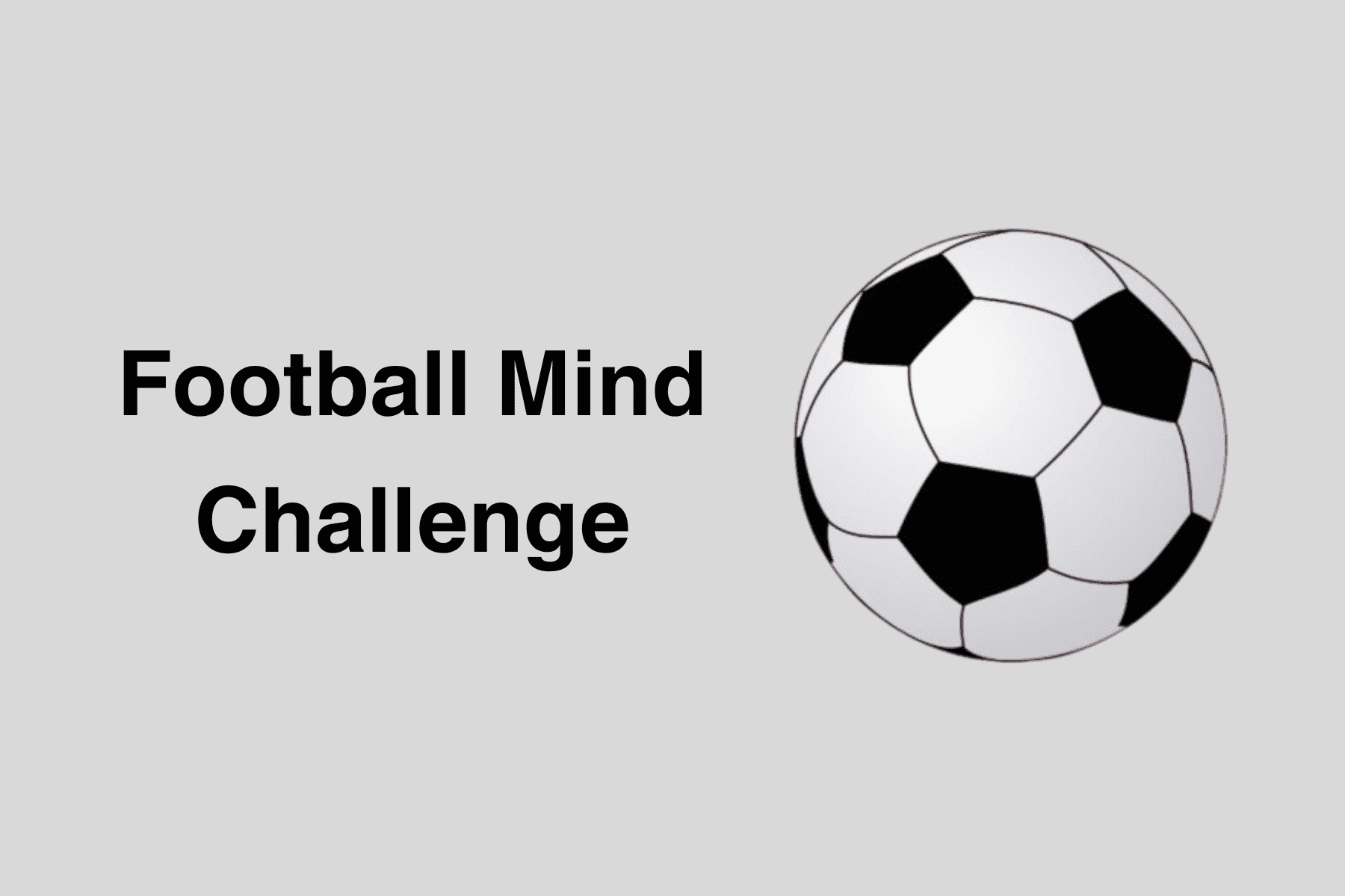 Football Mind Challenge