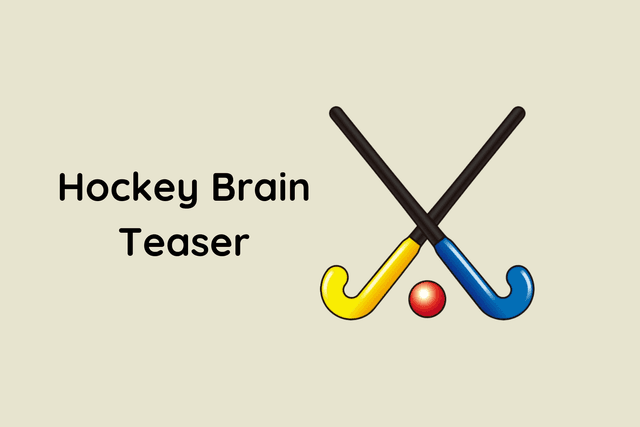 Hockey Brain Teaser