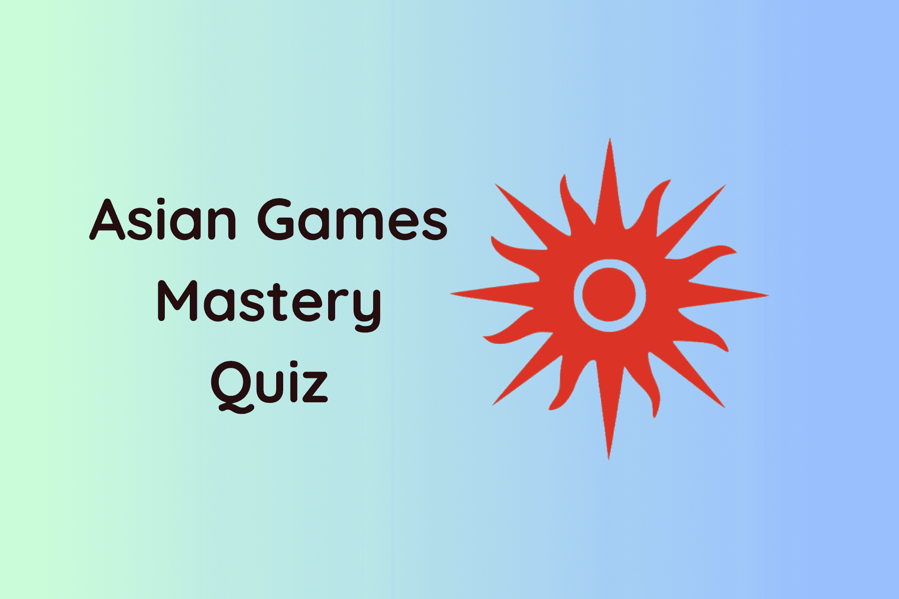 Asian Games Mastery Quiz