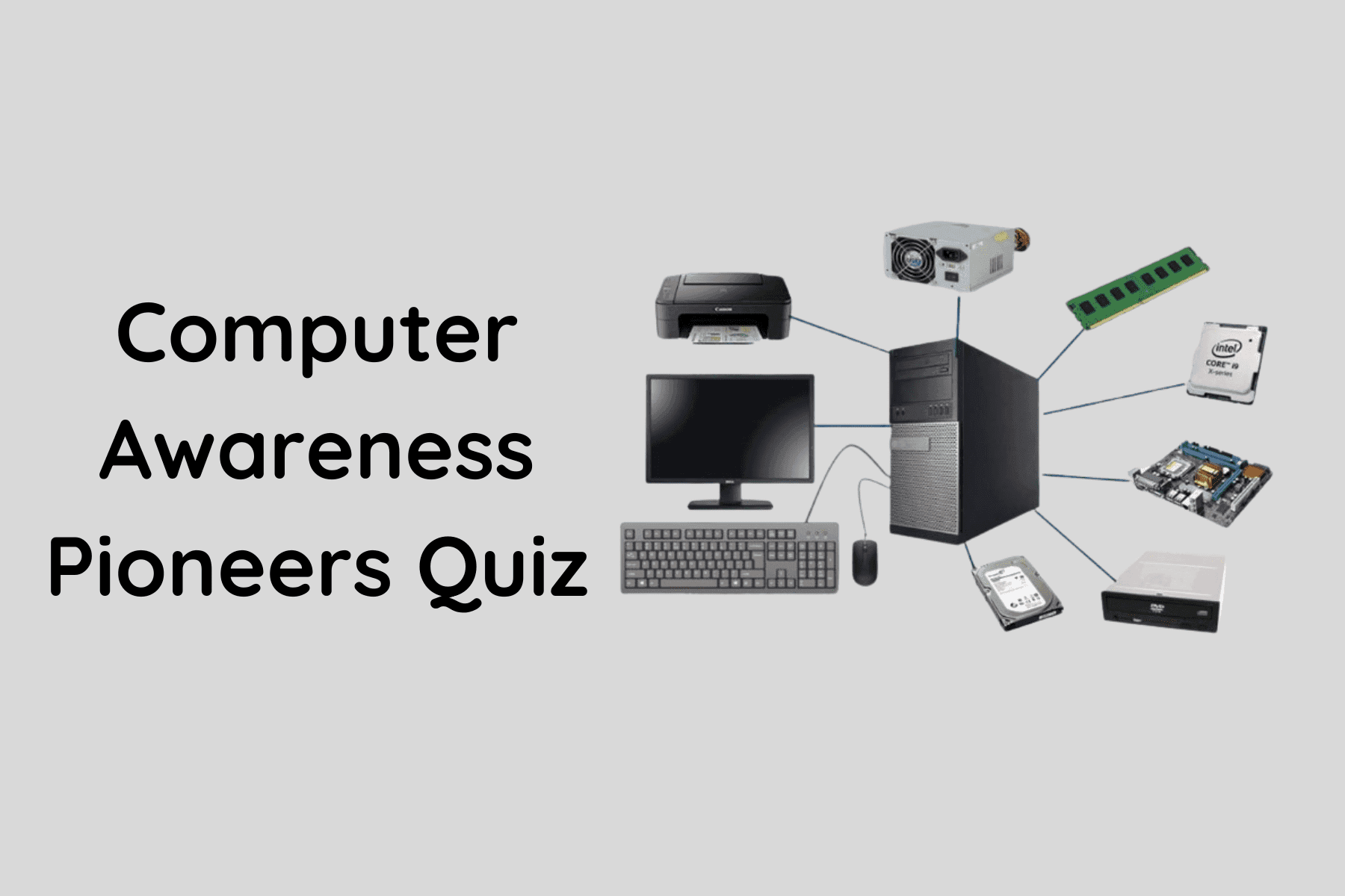 Computer Awareness Pioneers Quiz