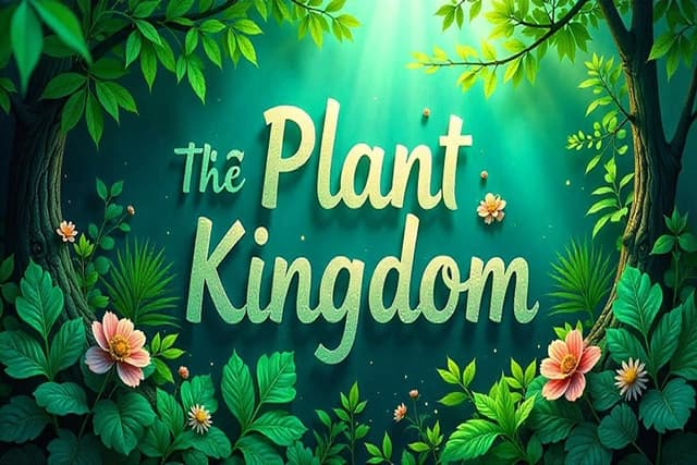 Plant Kingdom Quiz 1