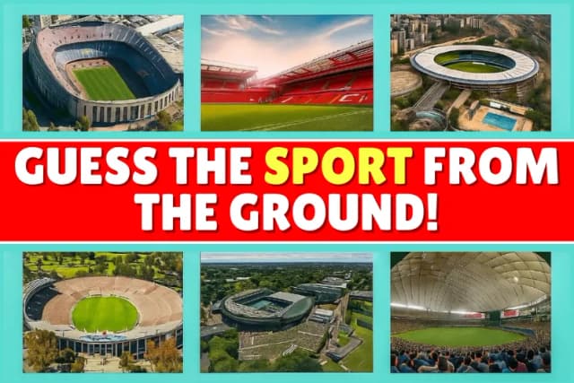 Guess the Sport from the Ground!
